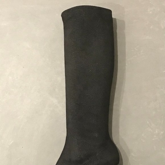 FRANCE MODE BLACK HIGH HEEL BOOT MONTANA - Picture 2 of 5